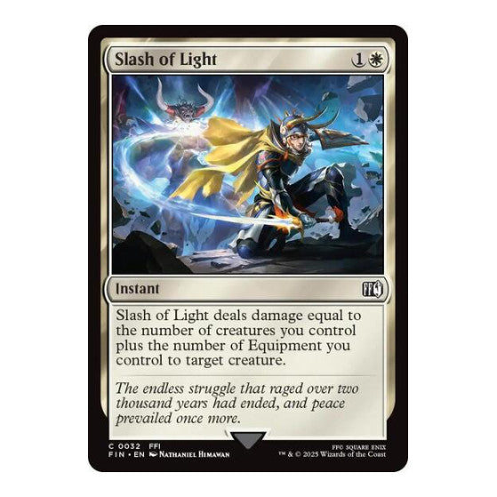 Slash of Light (FIN) #32 Common FINAL FANTASY Magic: The Gathering: 2025