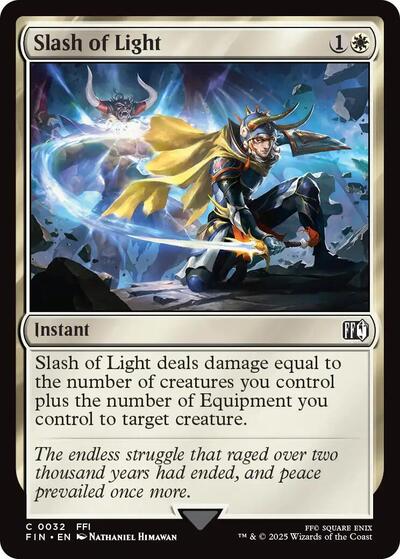 Slash of Light (FIN) #32 Common FINAL FANTASY Magic: The Gathering: 2025