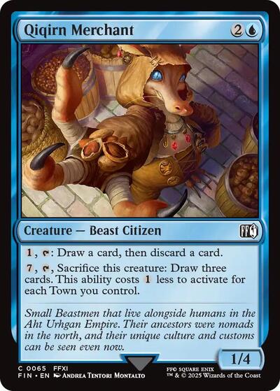 Qiqirn Merchant (FIN) #65 Common FINAL FANTASY Magic: The Gathering: 2025