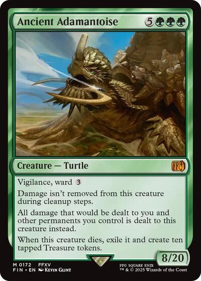 Ancient Adamantoise (FIN) #172 Mythic Rare (Near Mint) FINAL FANTASY Magic: The Gathering: 2025