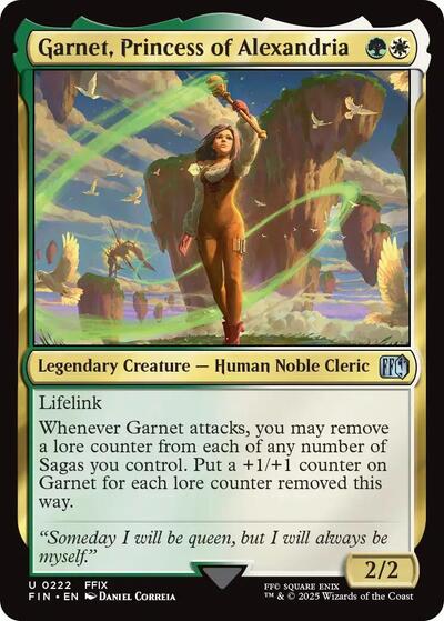 Garnet Princess of Alexandria (FIN) #222 Uncommon (Lightly Played) FINAL FANTASY Magic: The Gathering: 2025