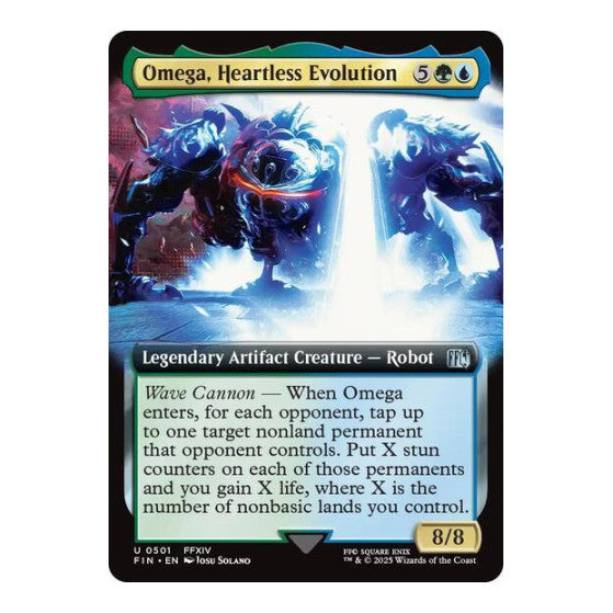 Omega, Heartless Evolution (Extended Art) (FIN) #501 Uncommon (Lightly Played) FINAL FANTASY Magic: The Gathering: 2025