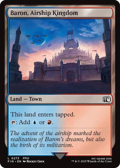 Baron Airship Kingdom (FIN) #273 Land FINAL FANTASY Magic: The Gathering: 2025