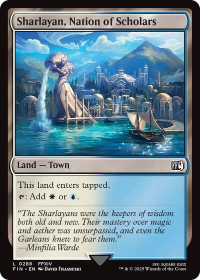 Sharlayan Nation of Scholars (FIN) #288 Land FINAL FANTASY Magic: The Gathering: 2025