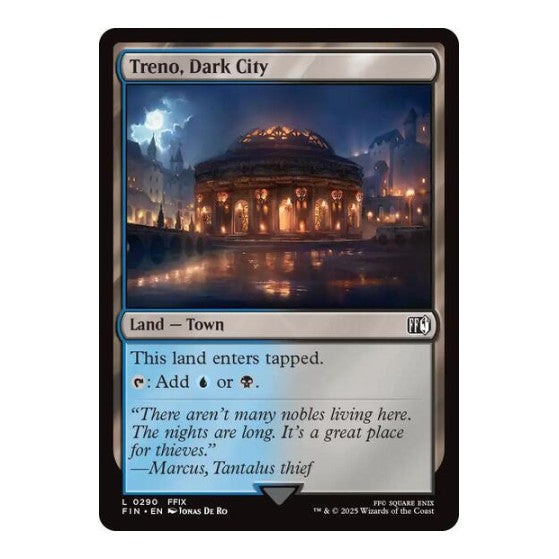 Treno, Dark City (FIN) #290 Land FINAL FANTASY Magic: The Gathering: 2025