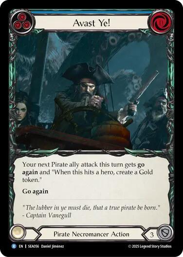 2025 Flesh & Blood TCG: High Seas - Avast Ye (#SEA056, Rare) (Near Mint)