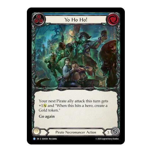 Yo Ho Ho! () #SEA058 Rare (Lightly Played) High Seas Flesh and Blood TCG: 2025
