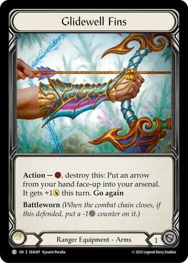 Glidewell Fins () #SEA097 Common (Lightly Played) High Seas Flesh and Blood TCG: 2025