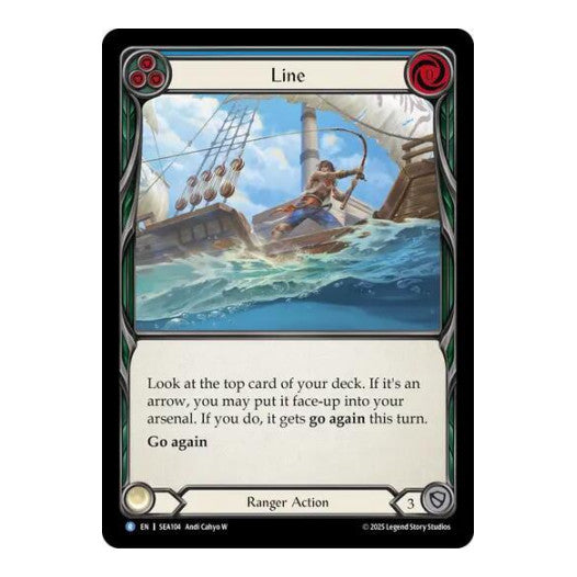 Line () #SEA104 Rare High Seas Flesh and Blood TCG: 2025
