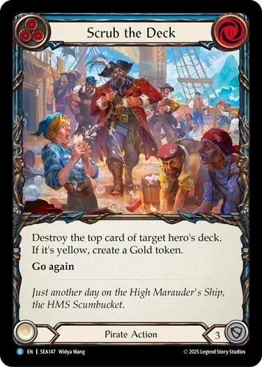 Scrub the Deck () #SEA147 Rare High Seas Flesh and Blood TCG: 2025