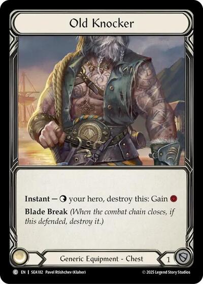 Old Knocker () #SEA182 Common (Lightly Played) High Seas Flesh and Blood TCG: 2025