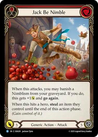Jack Be Nimble () #SEA201 Rare High Seas Flesh and Blood TCG: 2025