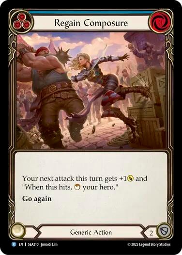 Regain Composure () #SEA210 Rare High Seas Flesh and Blood TCG: 2025