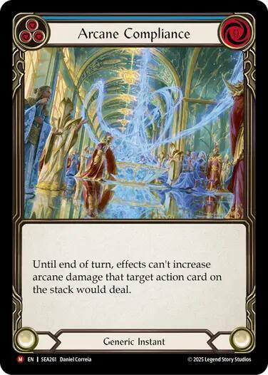 Arcane Compliance () #SEA261 Majestic (Near Mint) High Seas Flesh & Blood TCG: 2025