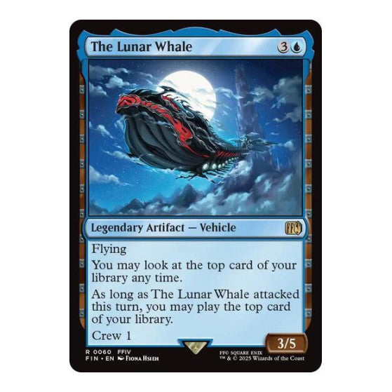 The Lunar Whale (FIN) #60 Rare (Lightly Played) FINAL FANTASY Magic: The Gathering: 2025