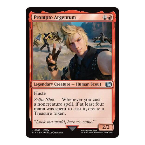 Prompto Argentum (FIN) #148 Uncommon FINAL FANTASY Magic: The Gathering: 2025