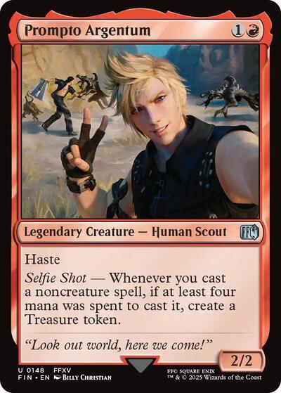 Prompto Argentum (FIN) #148 Uncommon FINAL FANTASY Magic: The Gathering: 2025