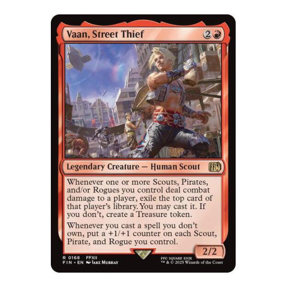 Vaan, Street Thief (FIN) #168 Rare (Lightly Played) FINAL FANTASY Magic: The Gathering: 2025