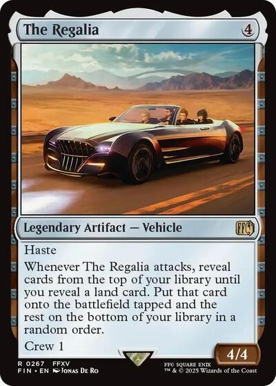 The Regalia (FIN) #267 Rare (Lightly Played) FINAL FANTASY Magic: The Gathering: 2025