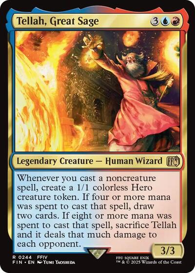 Tellah Great Sage (FIN) #244 Rare (Near Mint) FINAL FANTASY Magic: 2025