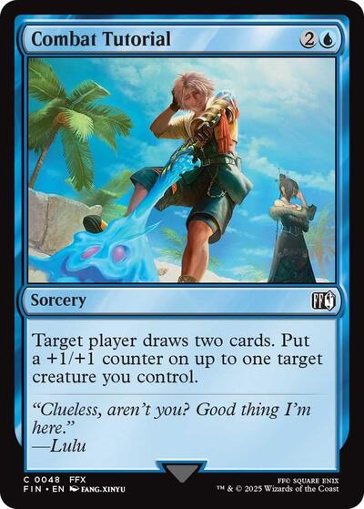 Combat Tutorial (FIN) #48 Common FINAL FANTASY Magic: The Gathering: 2025