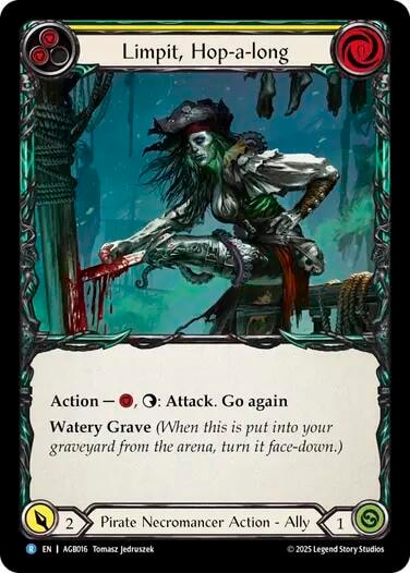 Limpit, Hop-a-long () #AGB016 Rare (Lightly Played) Armory Deck: Gravy Bones Flesh and Blood TCG: 2025