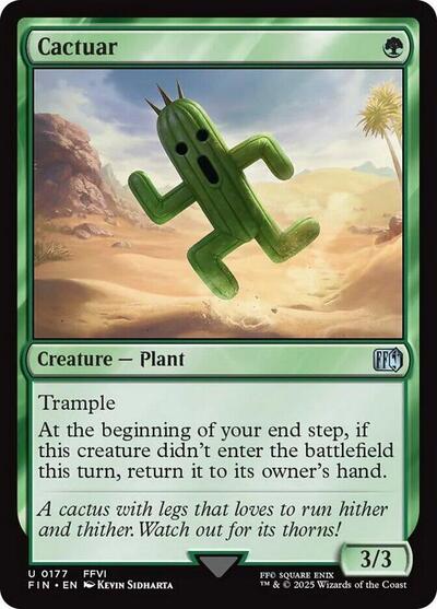 Cactuar (FIN) #177 Uncommon FINAL FANTASY Magic: The Gathering: 2025