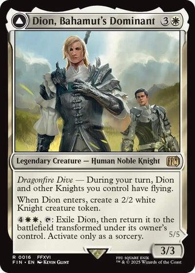 Dion Bahamuts Dominant (FIN) #16 Rare (Near Mint) FINAL FANTASY Magic: The Gathering: 2025