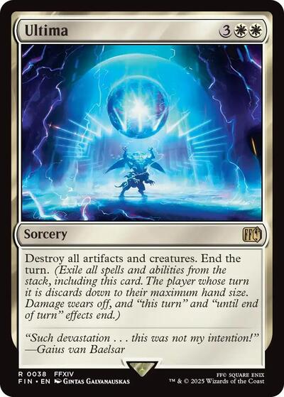 Ultima (FIN) #38 Rare FINAL FANTASY Magic: The Gathering: 2025