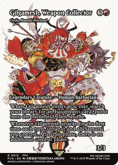 Gilgamesh Weapon Collector Godo Bandit Warlord Showcase (FCA) #13 Rare (Lightly Played) FINAL FANTASY: Through the Ages Magic: The Gathering: 2025