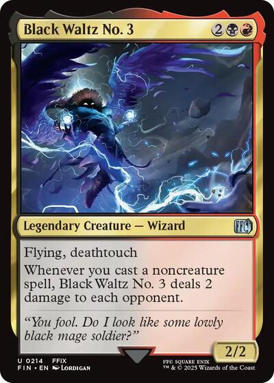 Black Waltz No 3 (FIN) #214 Uncommon FINAL FANTASY Magic: The Gathering: 2025