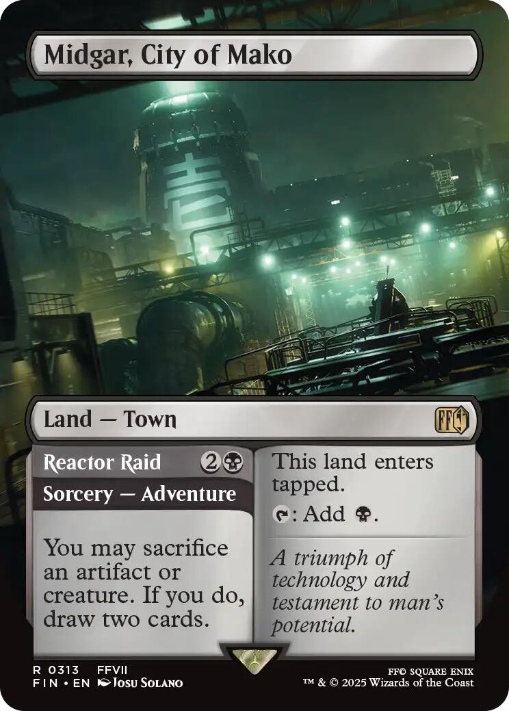 Midgar, City of Mako (Borderless)