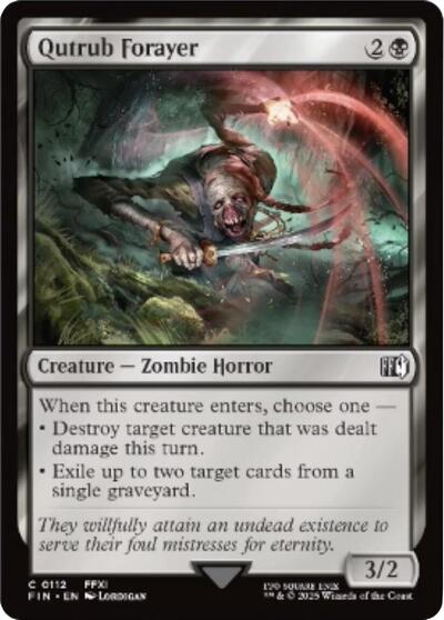 Qutrub Forayer (FIN) #112 Common FINAL FANTASY Magic: The Gathering: 2025