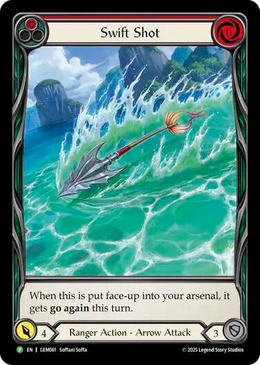 Swift Shot (GEM) #GEM061 Promo (Lightly Played) GEM Pack 2 Flesh and Blood TCG: 2025