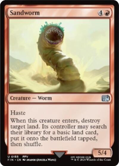 Sandworm (FIN) #155 Uncommon FINAL FANTASY Magic: The Gathering: 2025