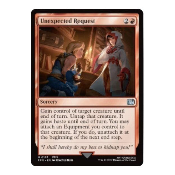 Unexpected Request (FIN) #167 Uncommon FINAL FANTASY Magic: The Gathering: 2025