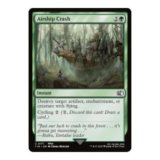 Airship Crash (FIN) #171 Common FINAL FANTASY Magic: The Gathering: 2025