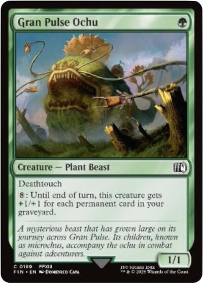 Gran Pulse Ochu (FIN) #189 Common FINAL FANTASY Magic: The Gathering: 2025