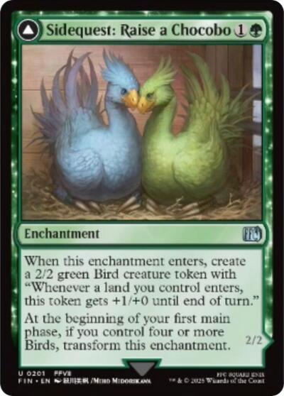 Sidequest Raise a Chocobo (FIN) #201 Uncommon FINAL FANTASY Magic: The Gathering: 2025