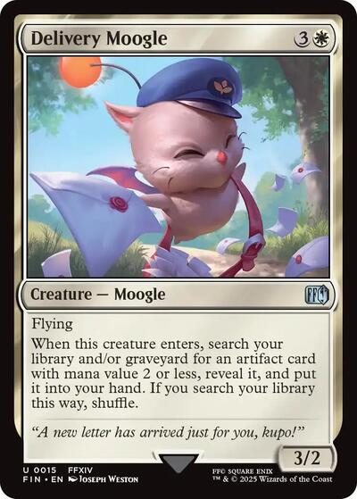 Delivery Moogle (FIN) #15 Uncommon FINAL FANTASY Magic: The Gathering: 2025