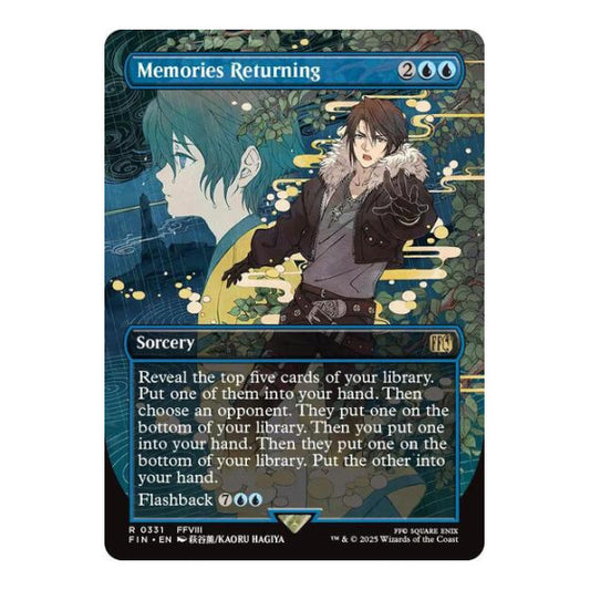 Memories Returning (Borderless) (FIN) #331 Rare FINAL FANTASY Magic: The Gathering: 2025