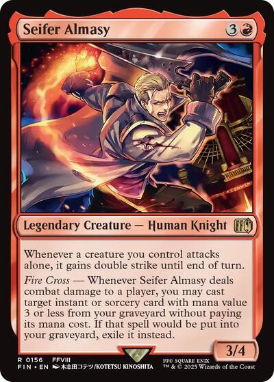 Seifer Almasy (FIN) #156 Rare (Lightly Played) FINAL FANTASY Magic: The Gathering: 2025