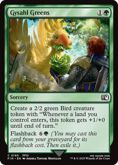2025 Magic: FINAL FANTASY (FIN) - Gysahl Greens (#190, Common)