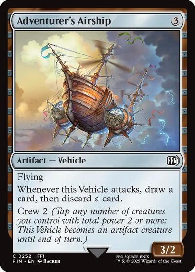 Adventurers Airship (FIN) #252 Common FINAL FANTASY Magic: The Gathering: 2025