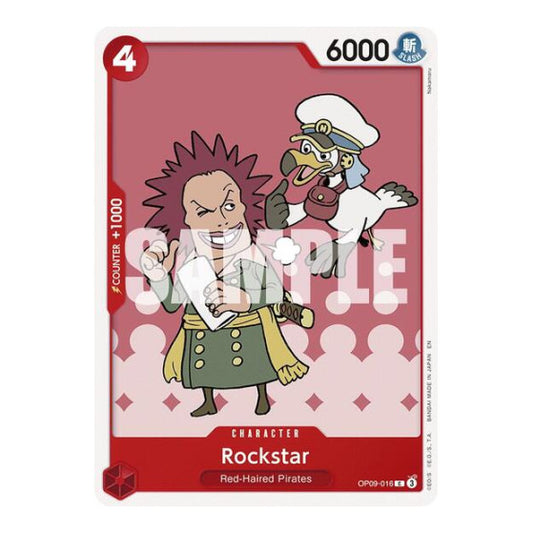 Rockstar (Reprint) (ST-23) #OP09-016 Common (Near Mint) ST-23: Starter Deck 23 RED Shanks One Piece Card Game: 2025