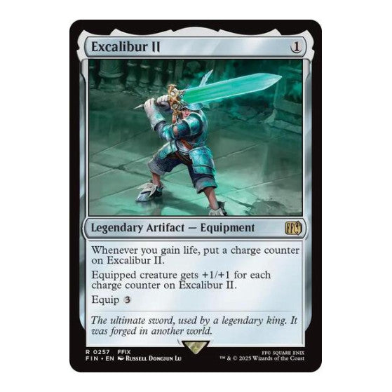 Excalibur II (FIN) #257 Rare FINAL FANTASY Magic: The Gathering: 2025