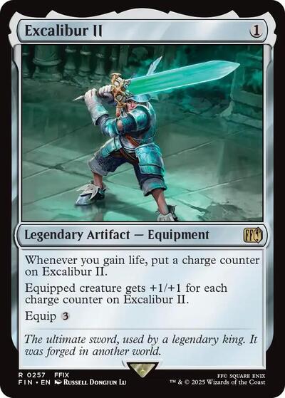 Excalibur II (FIN) #257 Rare FINAL FANTASY Magic: The Gathering: 2025