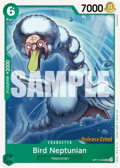 Bird Neptunian (OP11 RE) #OP11-033 Uncommon (Near Mint) A Fist of Divine Speed Release Event Cards One Piece Card Game: 2025