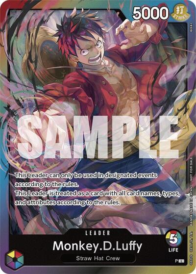 MonkeyDLuffy Release Event Leader (OP-PR) #P PR (Near Mint) One Piece Promotion Cards One Piece Card Game: 2022