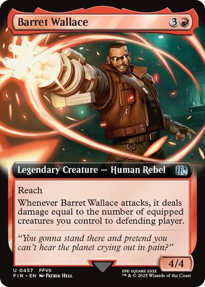 Barret Wallace Extended Art (FIN) #457 Uncommon (Near Mint) FINAL FANTASY Magic: The Gathering: 2025